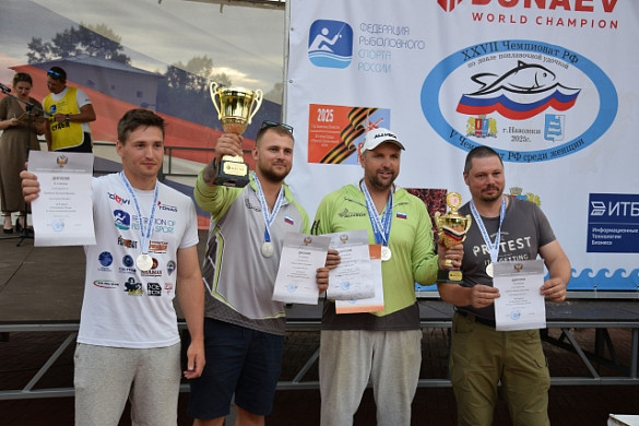 190 кг рыбы выловили участники Чемпионата России по ловле поплавочной удочкой в Наволоках